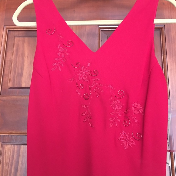 Red Beaded Dress - Picture 1 of 4